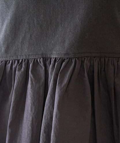 拼接布帛拼接層疊設計套頭衫