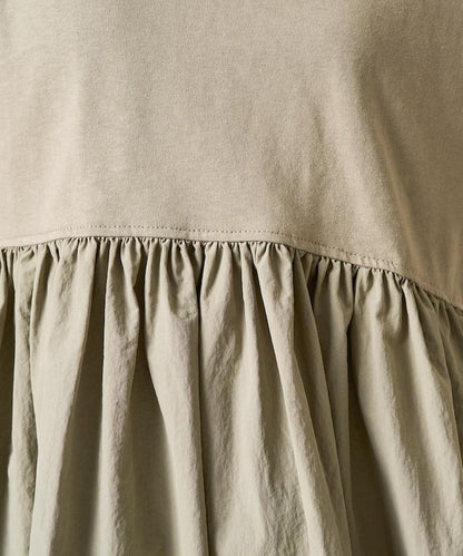 拼接布帛拼接層疊設計套頭衫