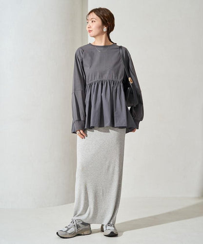 拼接布帛拼接層疊設計套頭衫