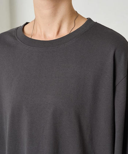 袖部荷葉邊疊層長袖T恤