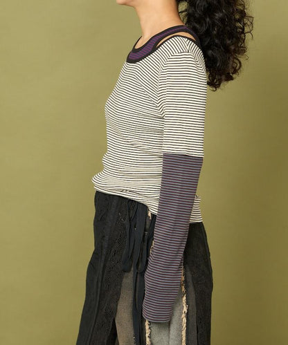 Healthknit 細條紋背心T恤套裝