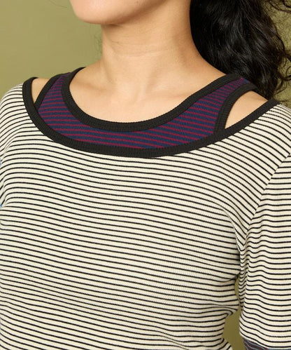 Healthknit 細條紋背心T恤套裝