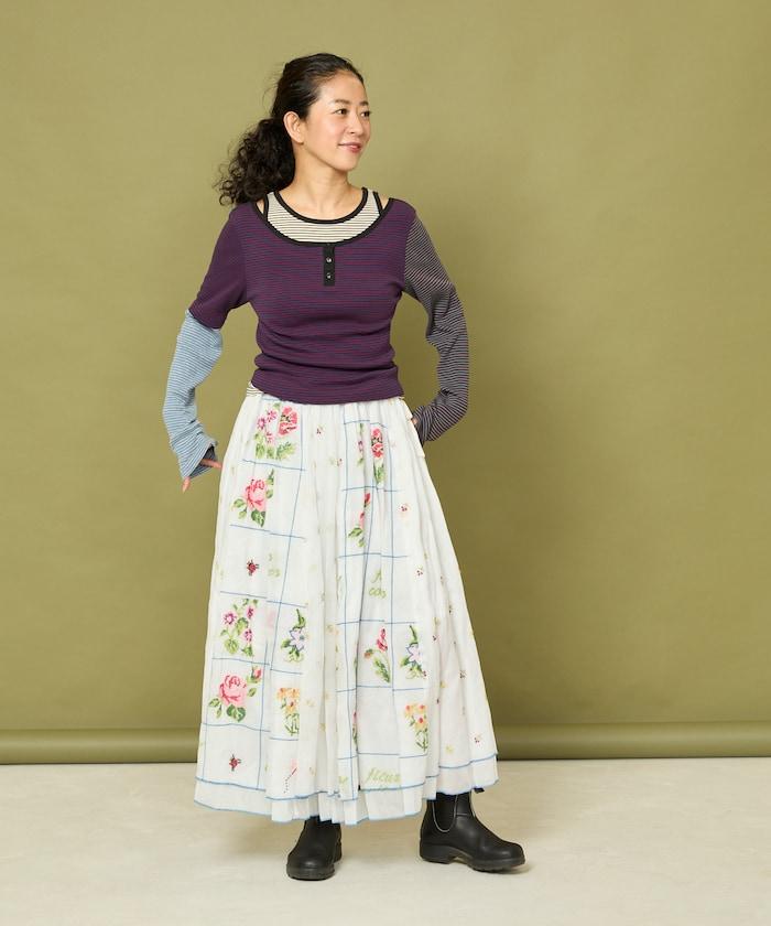 Healthknit 細條紋背心T恤套裝