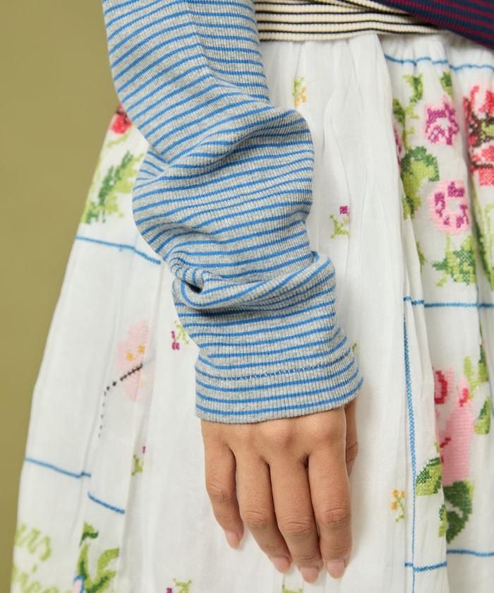 Healthknit 細條紋背心T恤套裝