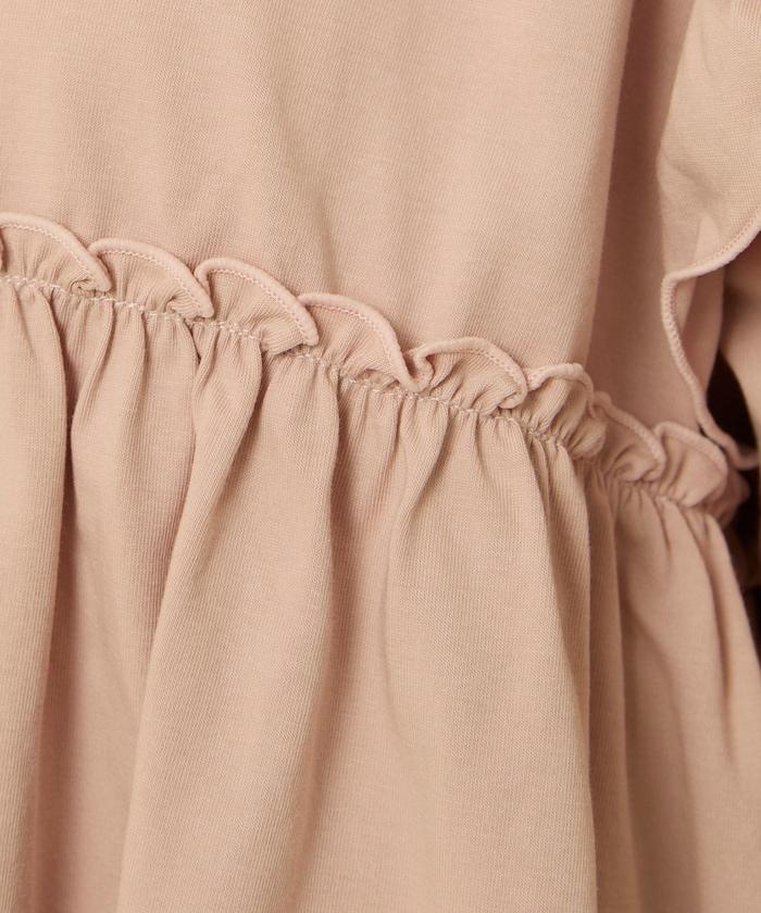 <UVカット＞多功能七分袖荷葉邊T恤