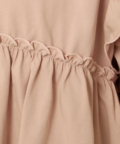 <UVカット＞多功能七分袖荷葉邊T恤