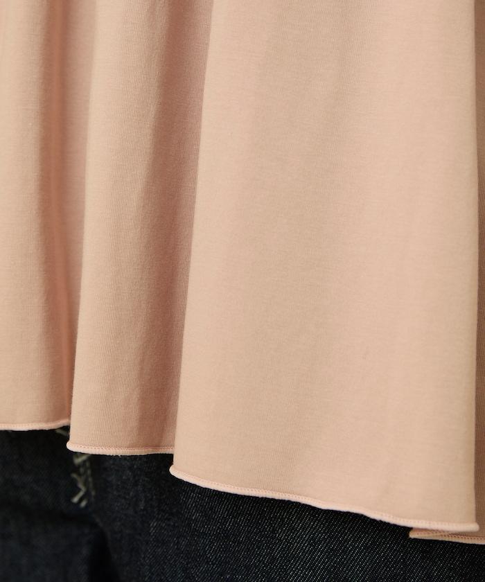 <UVカット＞多功能七分袖荷葉邊T恤