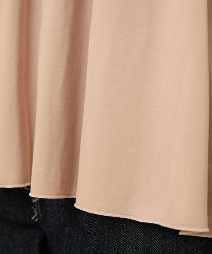 <UVカット＞多功能七分袖荷葉邊T恤