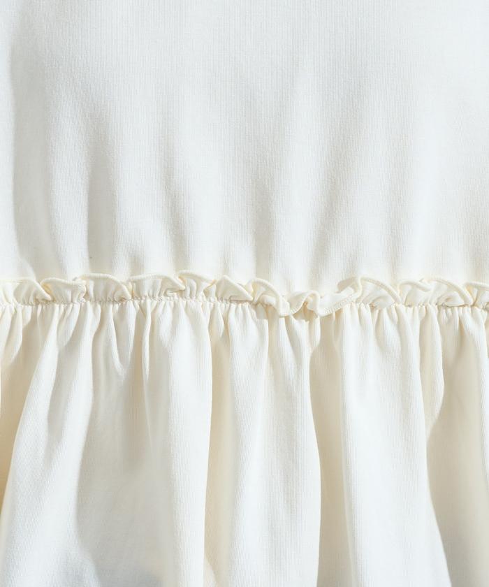 <UVカット＞多功能七分袖荷葉邊T恤