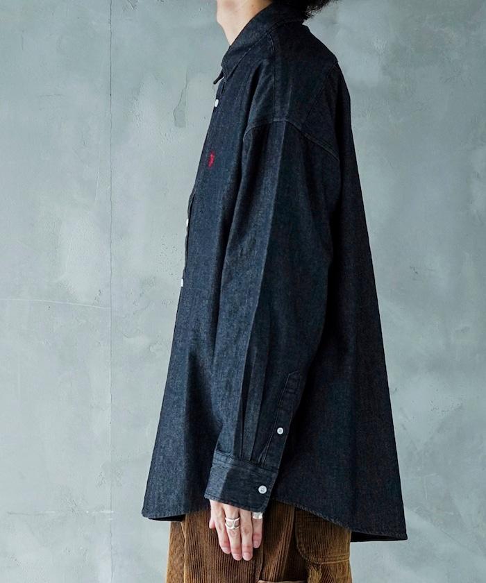 特別單點刺繡牛仔襯衫