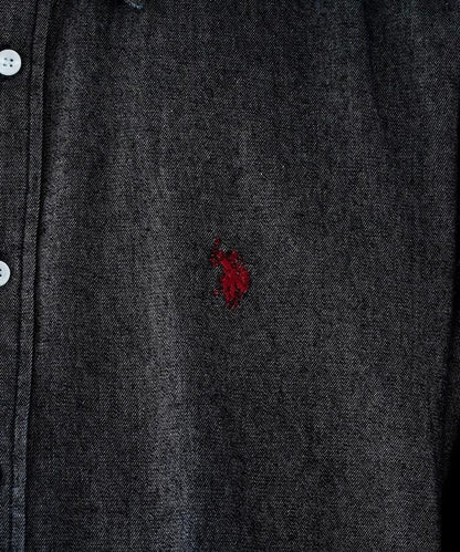 特別單點刺繡牛仔襯衫