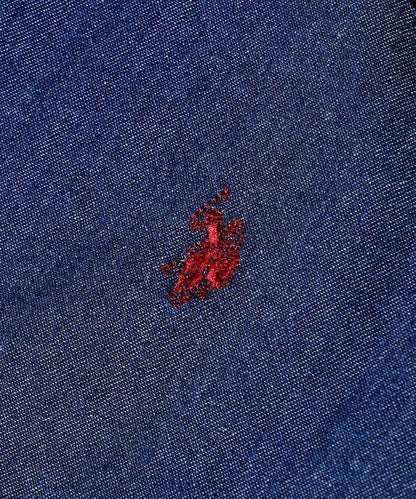 特別單點刺繡牛仔襯衫