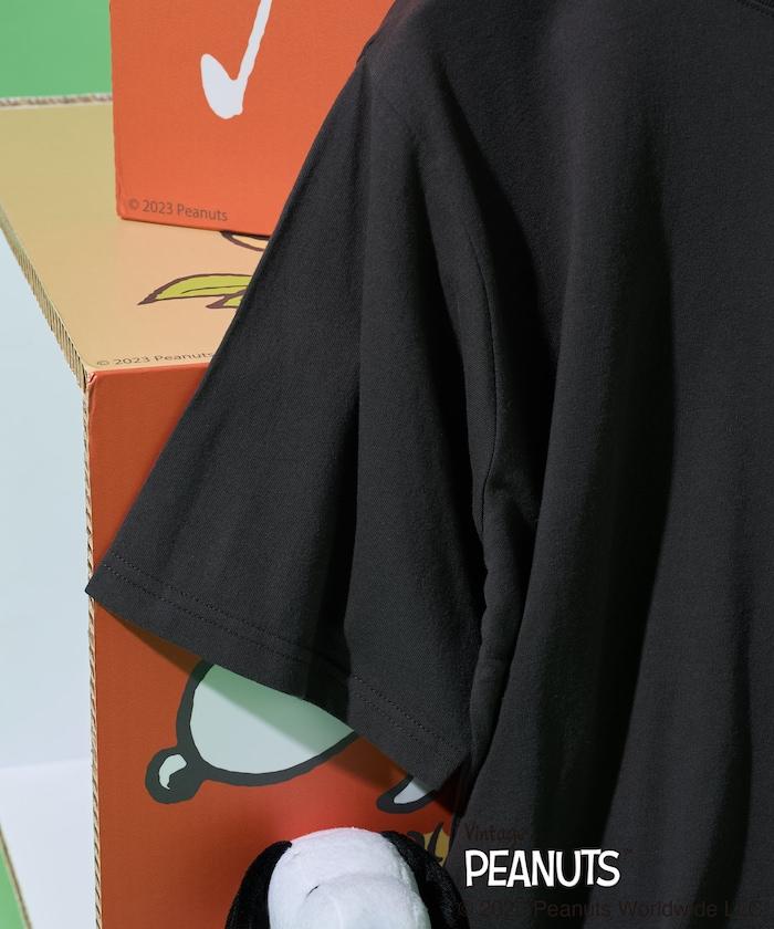 《PEANUTS》復古藝術印花T恤