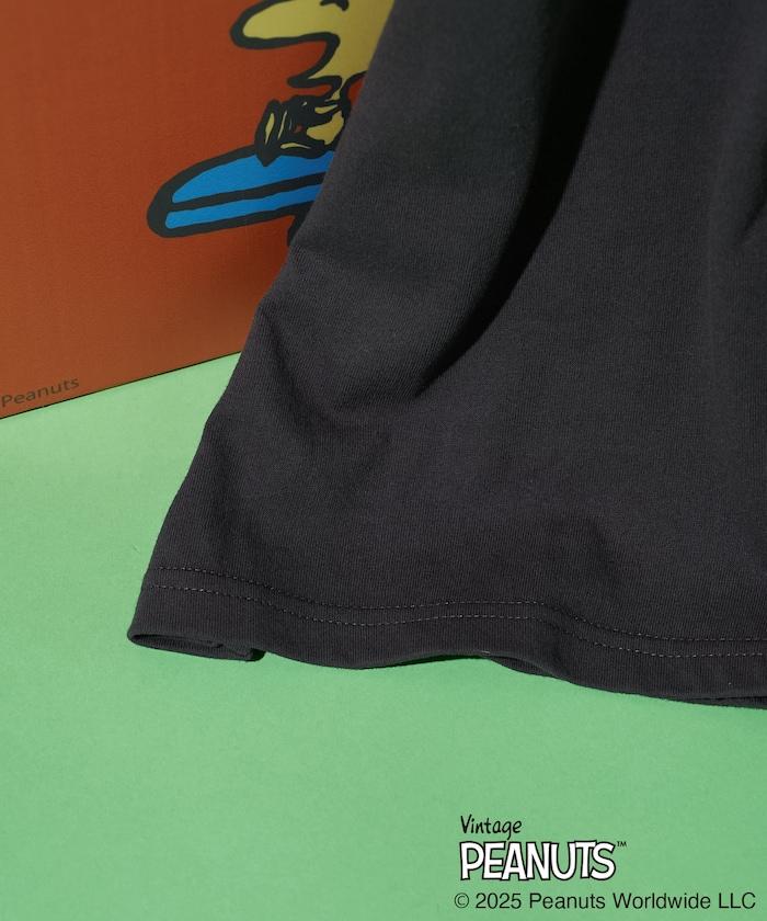 《PEANUTS》復古藝術印花T恤