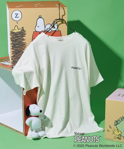 《PEANUTS》復古藝術印花T恤