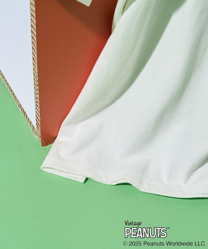 《PEANUTS》復古藝術印花T恤