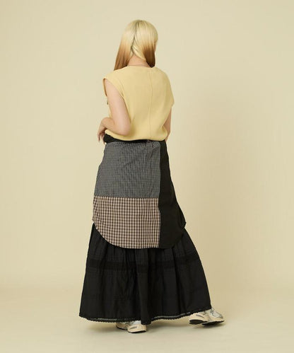 彩色羅紋無袖T恤