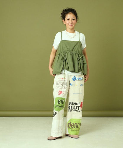 vintage歐式環保袋改造褲