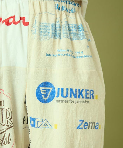 vintage歐式環保袋改造褲