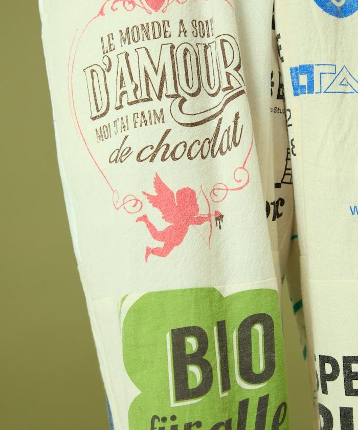 vintage歐式環保袋改造褲