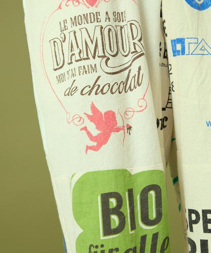 vintage歐式環保袋改造褲