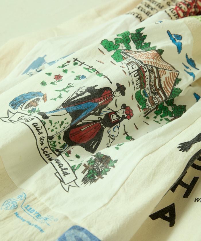 vintage歐式環保袋改造褲