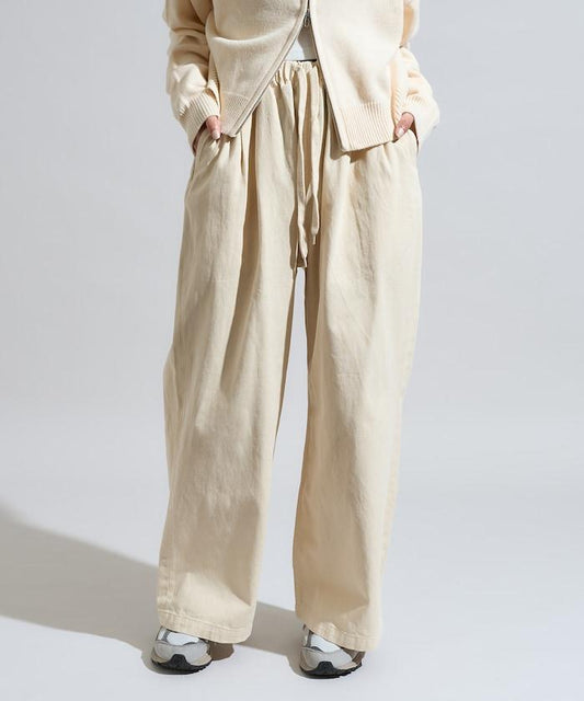 水洗工藝休閒錐形長褲