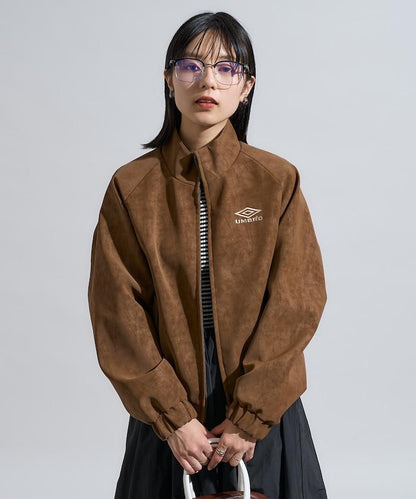 別注 LEATHERETTE STAND COLLAR BLOUSON