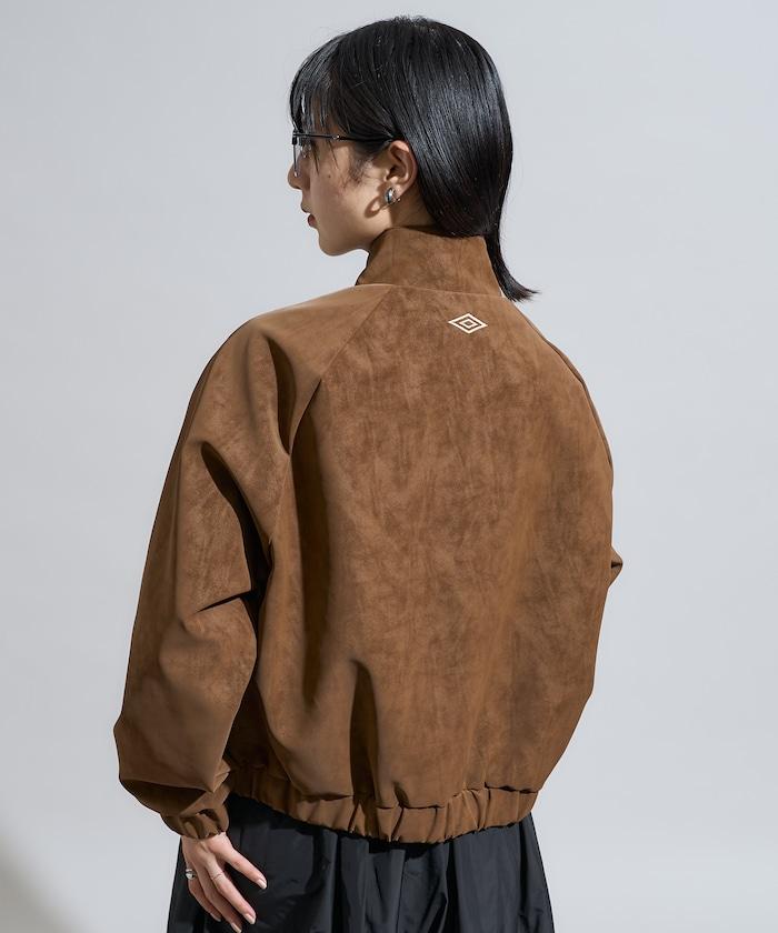 別注 LEATHERETTE STAND COLLAR BLOUSON