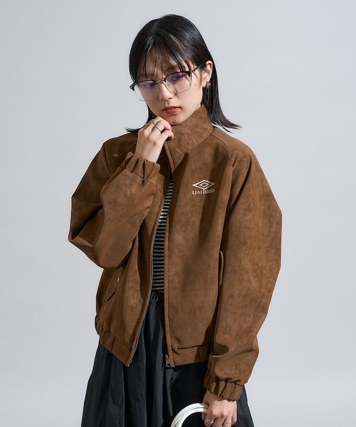 別注 LEATHERETTE STAND COLLAR BLOUSON