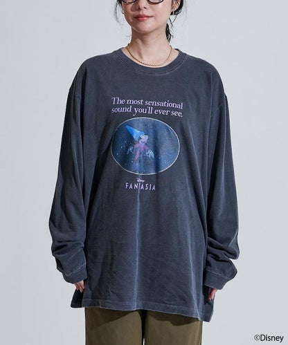 【DISNEY FANTASIA】 箔前印花長袖T恤