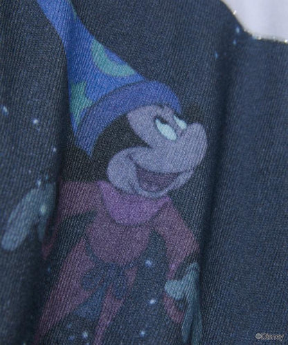 【DISNEY FANTASIA】 箔前印花長袖T恤