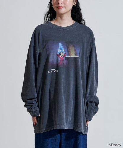 【DISNEY FANTASIA】盒裝彩色正面印花長袖T恤