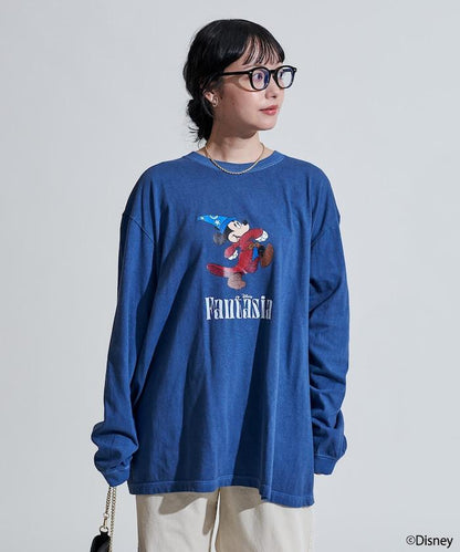 【DISNEY FANTASIA】大幅前印花長袖T恤