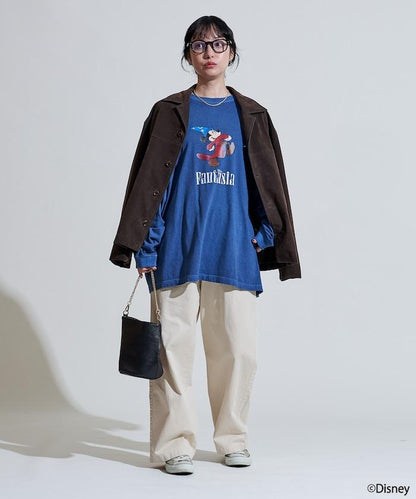 【DISNEY FANTASIA】大幅前印花長袖T恤