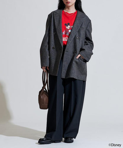 【DISNEY FANTASIA】大幅前印花長袖T恤