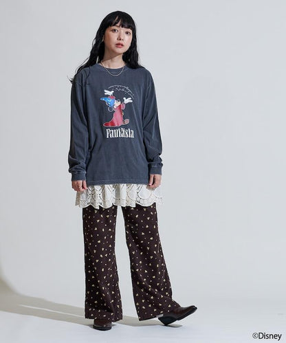 【DISNEY FANTASIA】大幅前印花長袖T恤