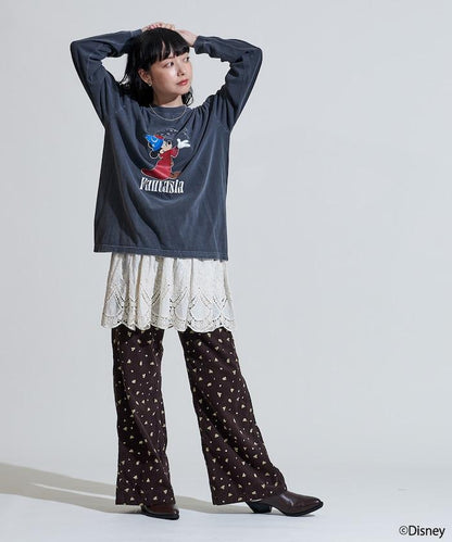 【DISNEY FANTASIA】大幅前印花長袖T恤