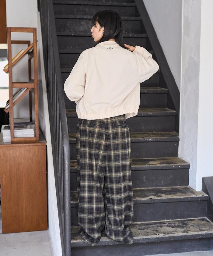 格紋連體褲