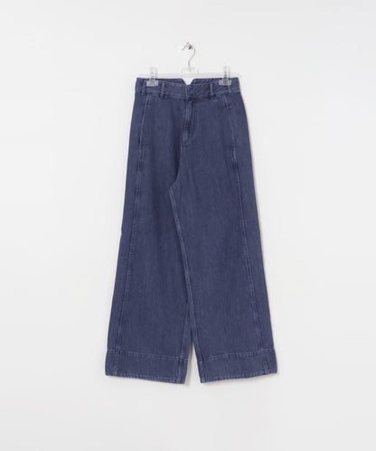 寬鬆版型 denim wide pants 褲子