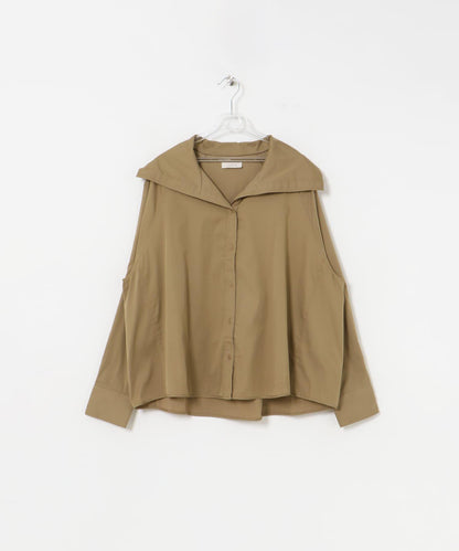 square collar blouse 上衣