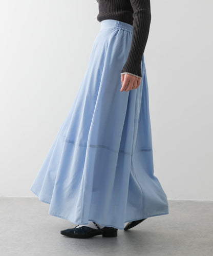 褶皺蓬鬆繭型半身裙