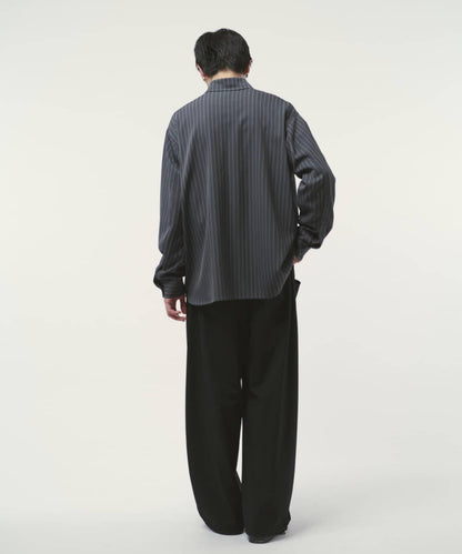 條紋襯衫夾克