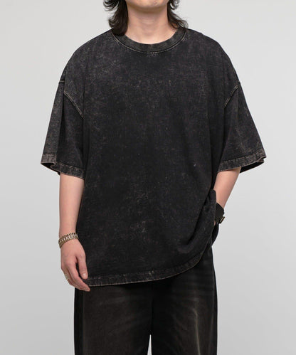 Lui's 粉感漂染寬鬆 BIG T恤