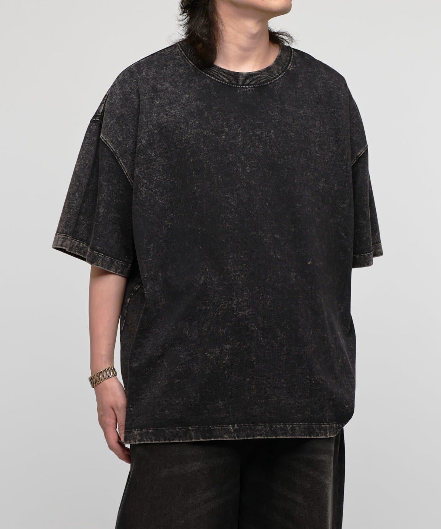 Lui's 粉感漂染寬鬆 BIG T恤