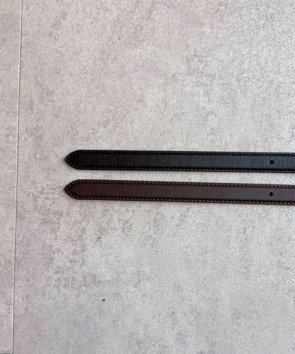 絨麵皮腰帶