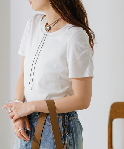 羅紋疊穿設計 TEE上衣