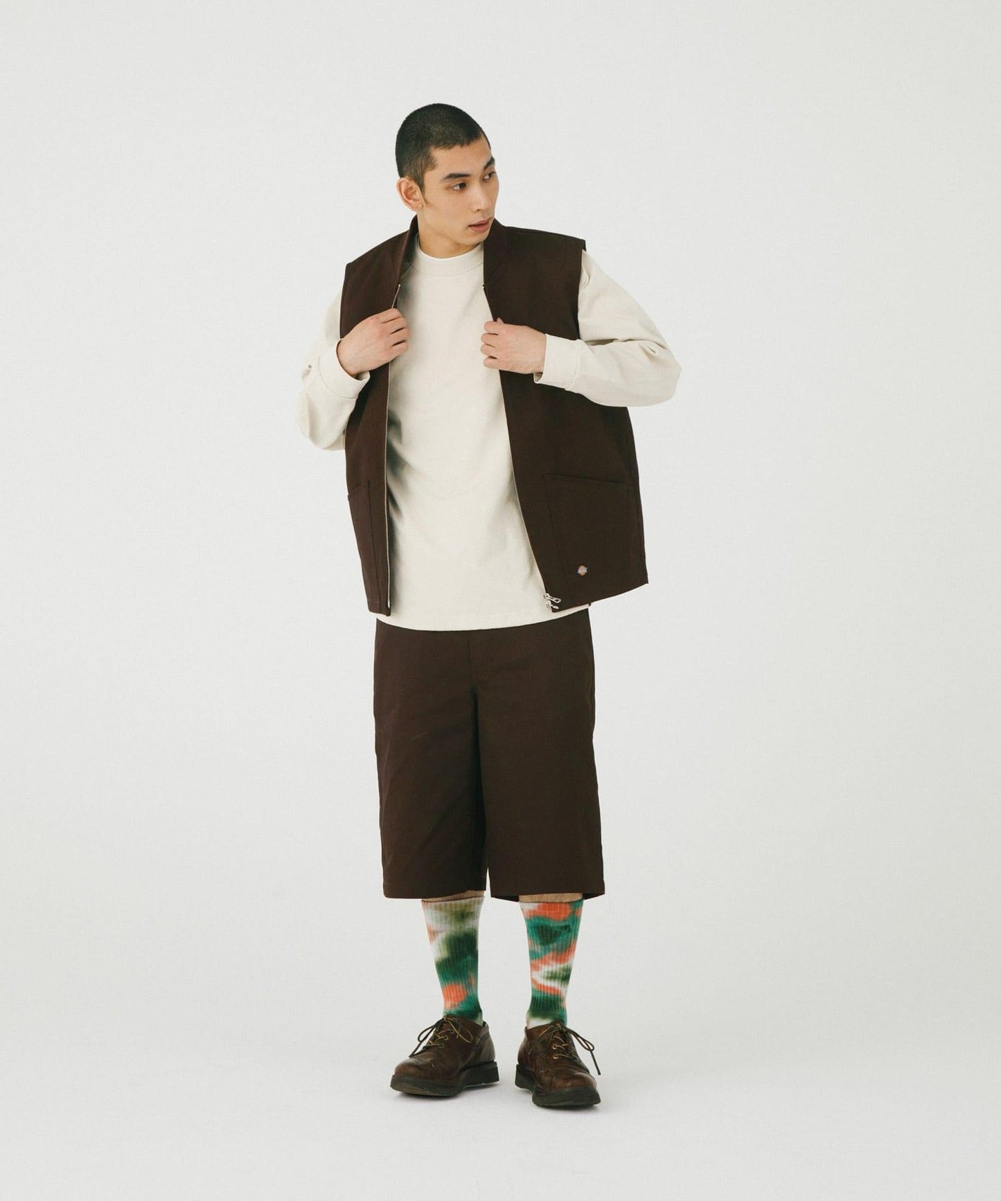 『聯名』Dickies×EKAL 寬鬆長款短褲