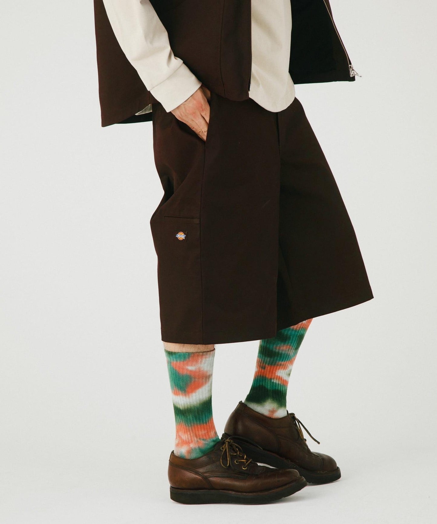 『聯名』Dickies×EKAL 寬鬆長款短褲