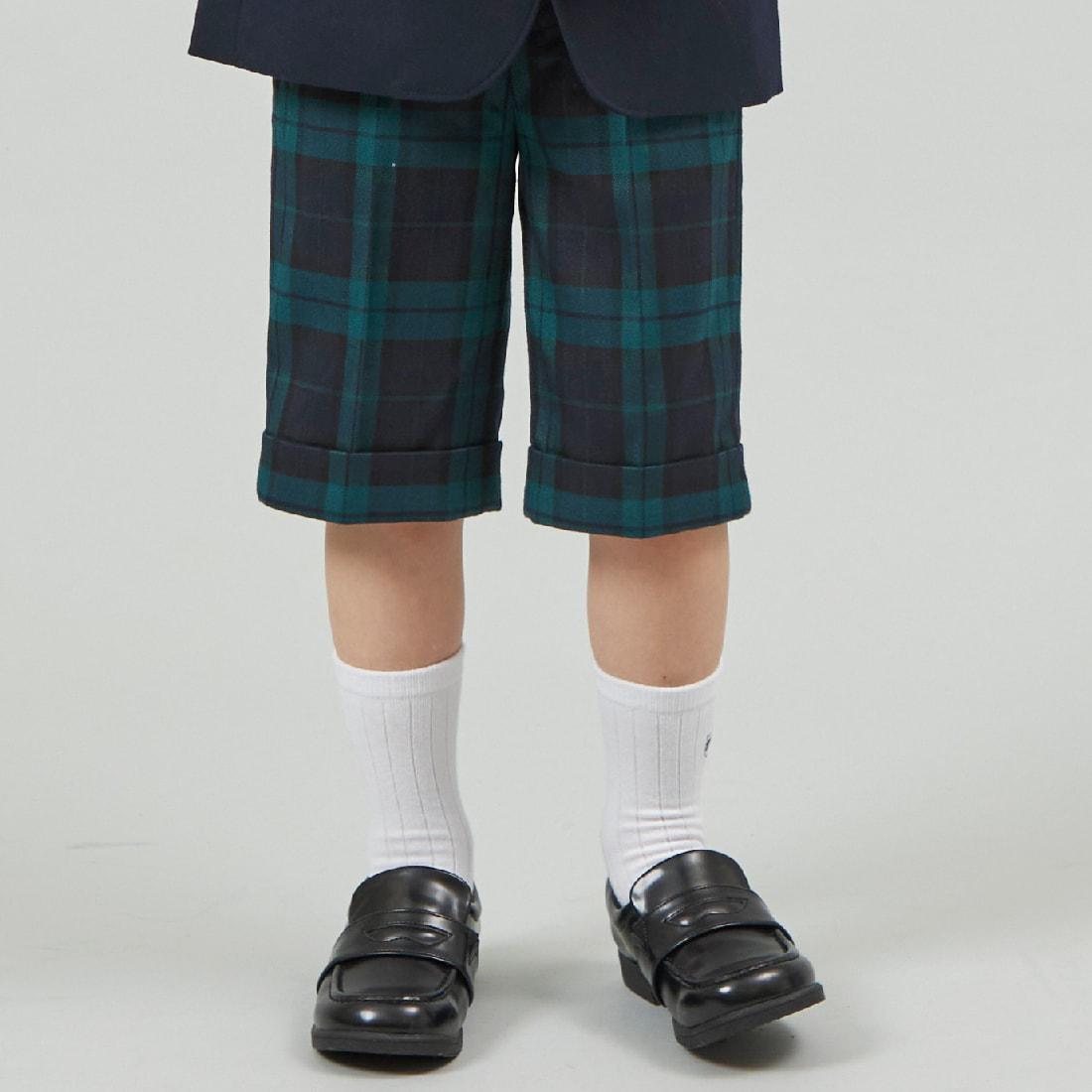 KPBOY格紋彈力中褲(110～130)